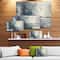 Designart - Grey Abstract Pattern Oil Painting - Abstract Canvas Painting